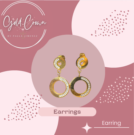 Gold earrings